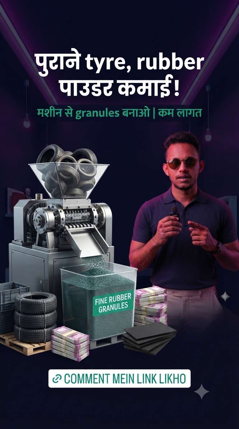 Tyre Crumb Rubber Production Plant business blueprint preview